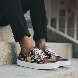 TAFT | THE JACK SNEAKER IN EDEN COGNAC Sz 41
